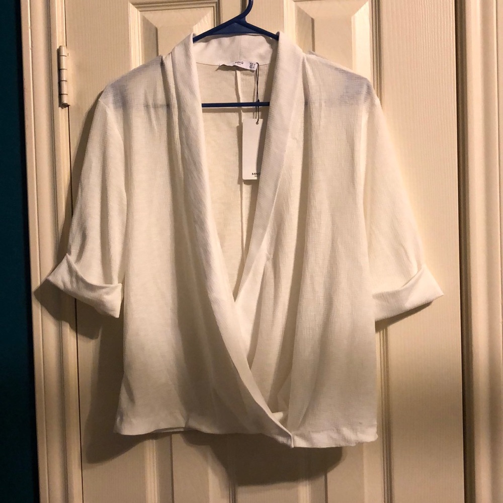 Mango cross front top